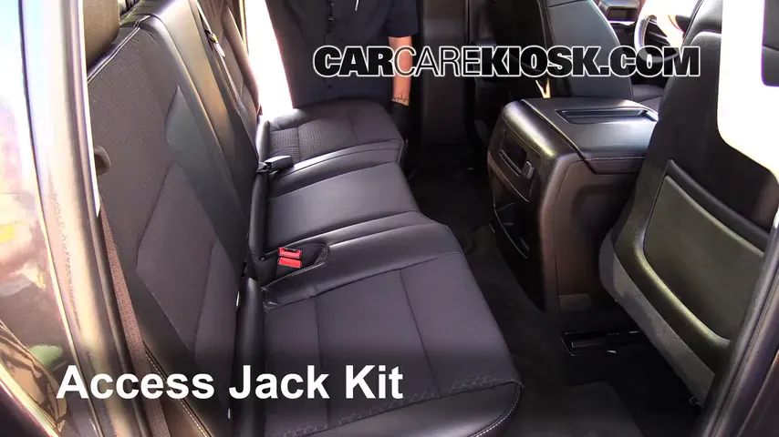 2015 GMC Sierra 1500 SLE 5.3L V8 FlexFuel Extended Cab Pickup Jack Up Car